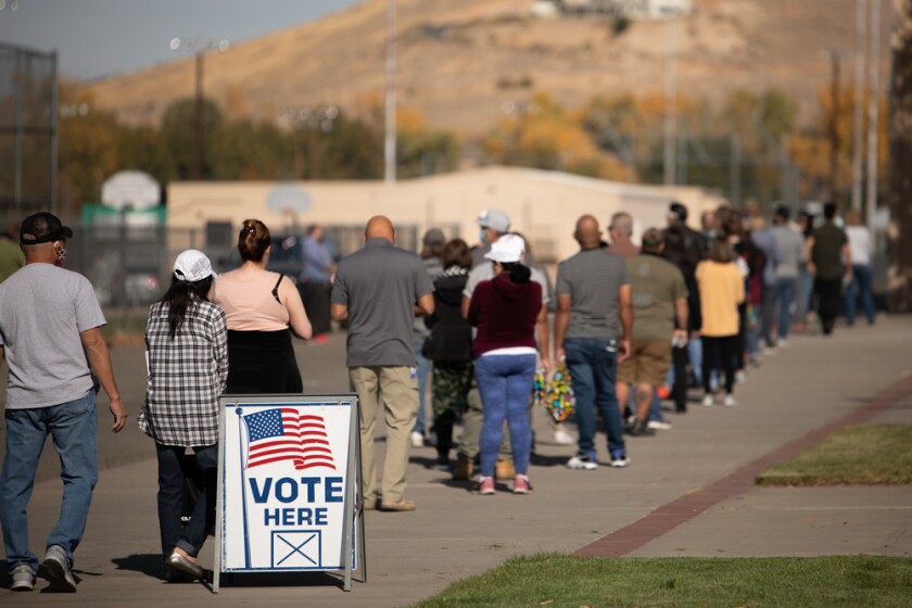 Sparks,,Nevada,/,Usa,-,November,4,2020:,Voters,In