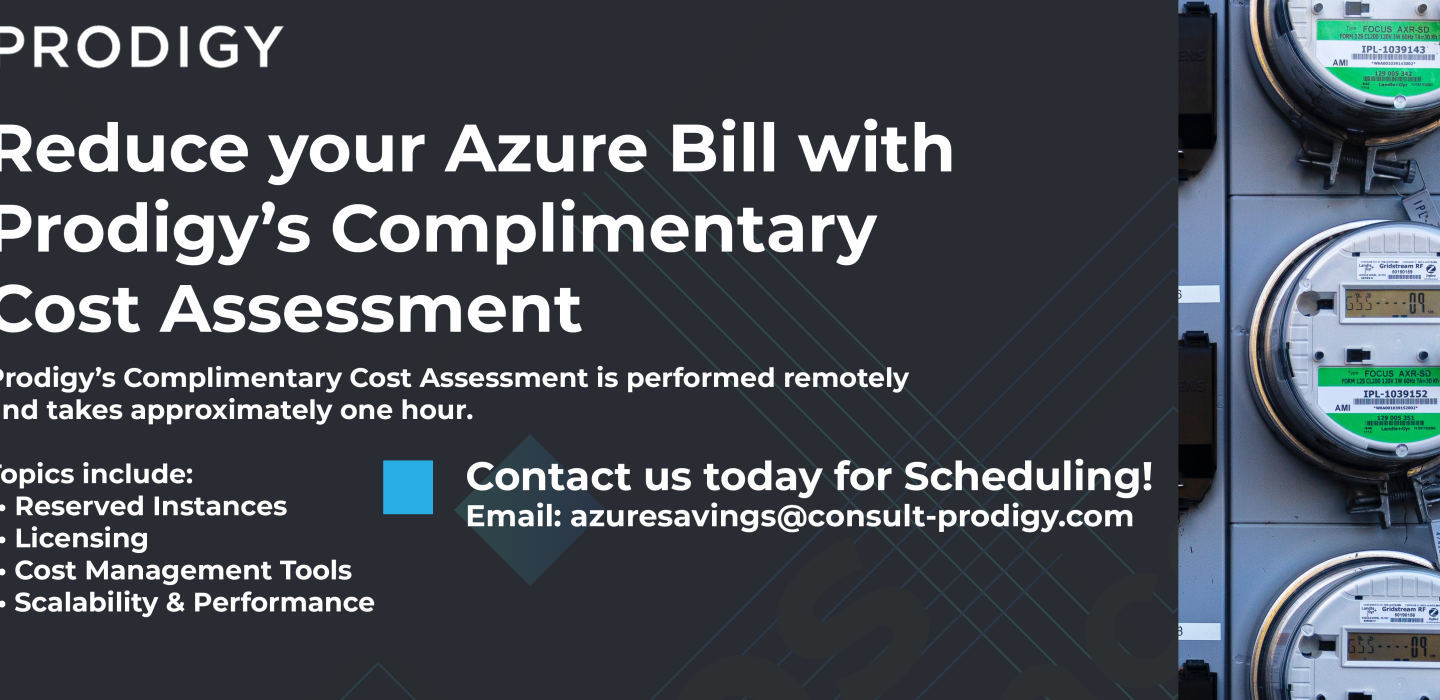 Reduce Your Azure Bill with Prodigy's Azure Cost Assessment