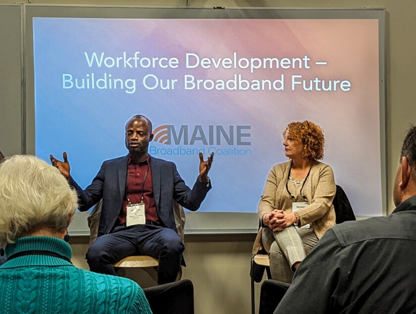 Kwame A. Yeboah at Maine Broadband Summit