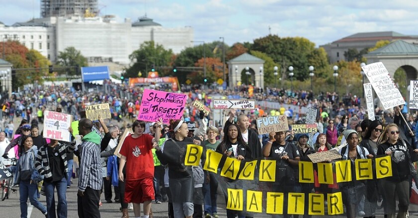 Twin Cities Marathon Protest