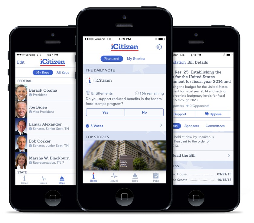 icitizen, political apps, rod massey, polling apps