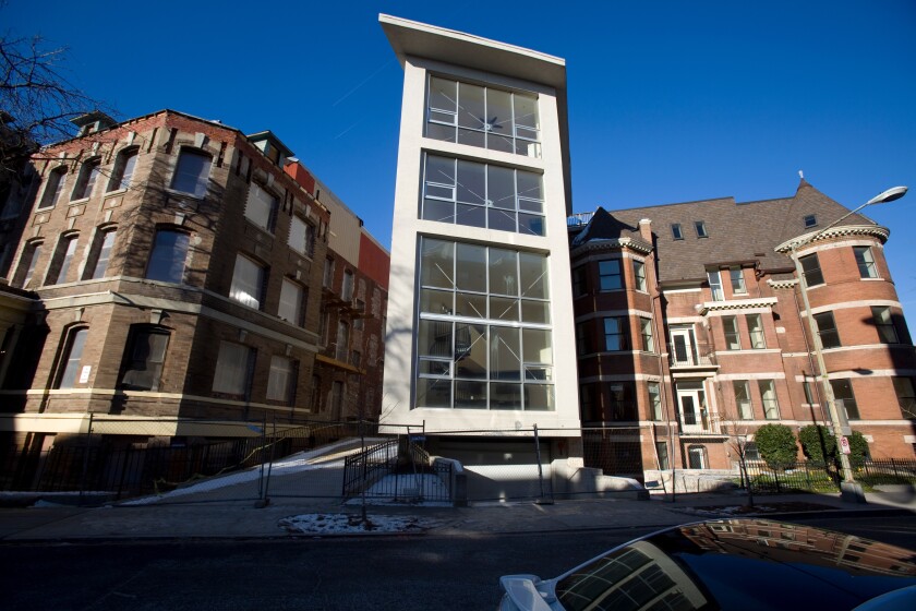 Rowhomes in Columbia Heights.