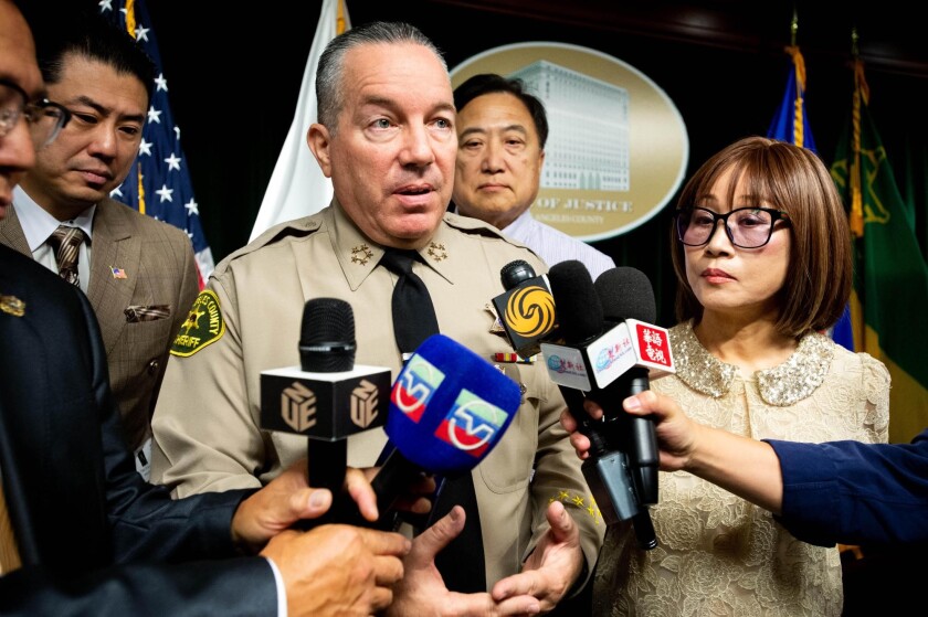 Los Angeles County Sheriff Alex Villanueva