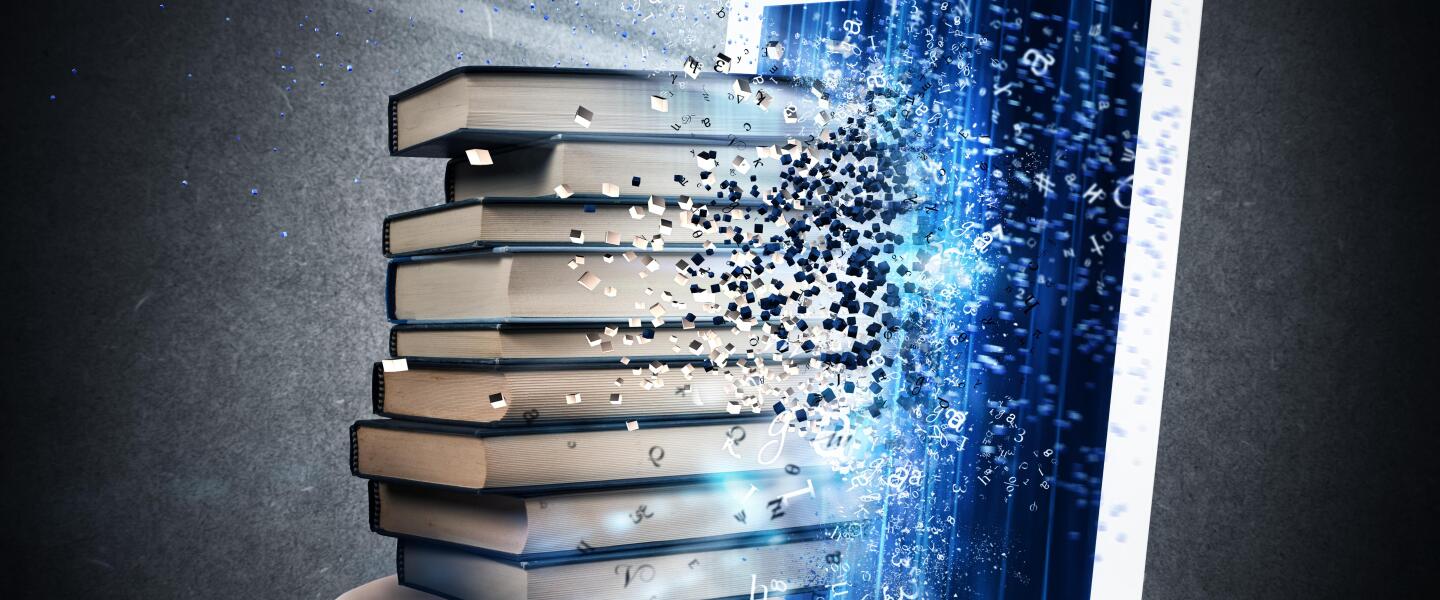 Reading books with an E-book