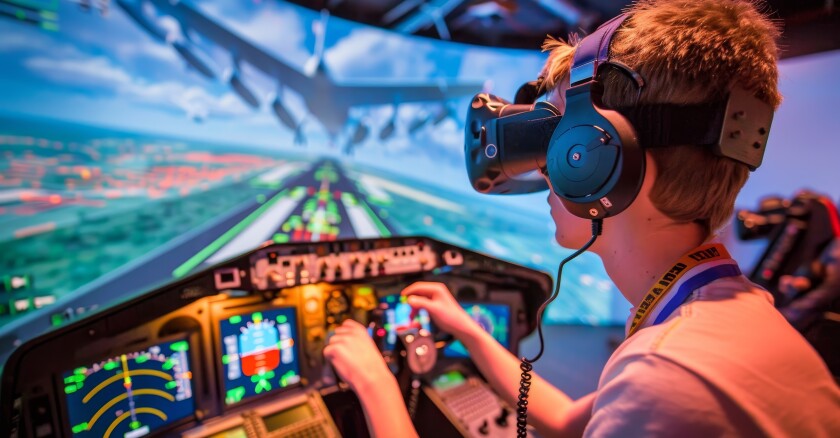 Douglas High School, S.D., Invests in Flight Simulator
