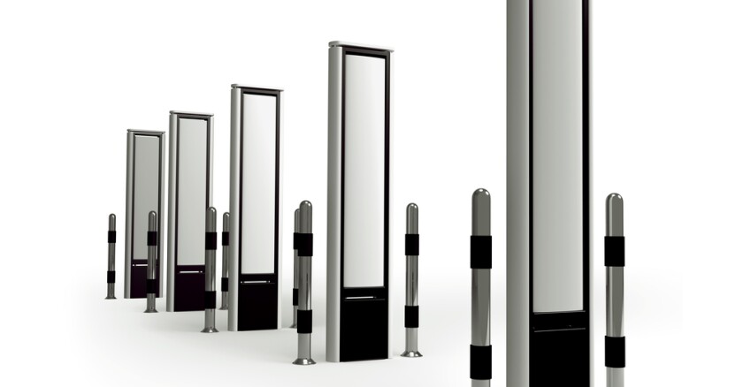 scanner sensors,White,Scanner,Sensor,Wrap,Advertising,On,A,White,Background.,Isolated