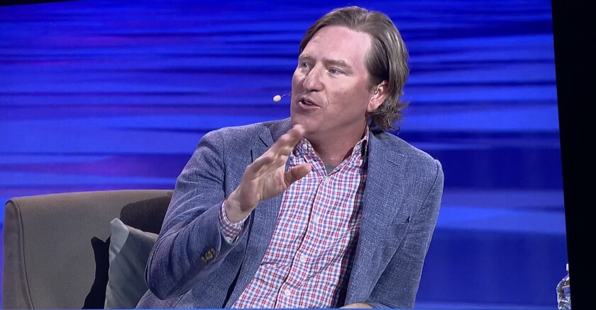 Chris Krebs speaks at the RSA Conference 2022