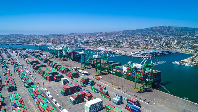 Evergreen,Cargo,Terminal,Los,Angeles,California.,Aug,8,,2017