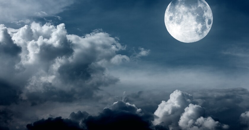 Moon and Clouds