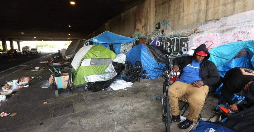 Los Angeles homeless encampment