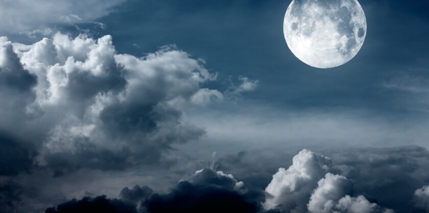 Moon and Clouds