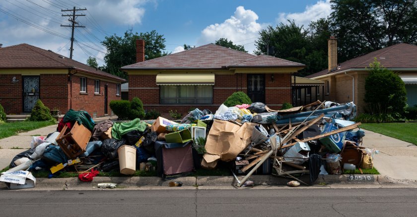 An eviction in Detroit