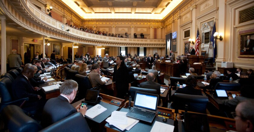 A full legislative chamber.