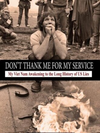 Vietnam veteran John David Borgman burning his uniform at the Pentagon