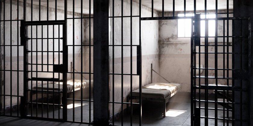 Empty prison cells