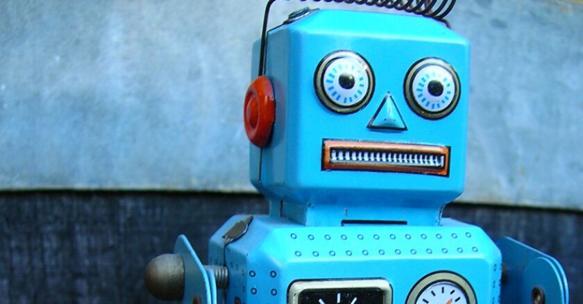 blue robot