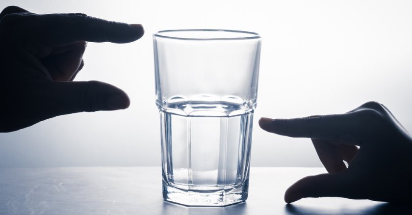 Glass half full/empty