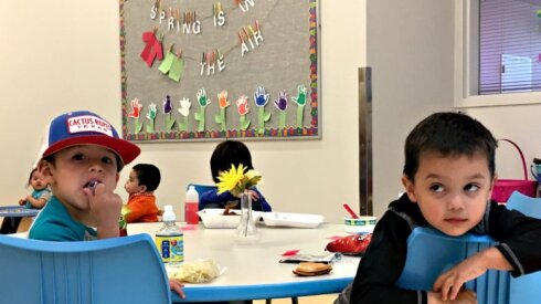 The Bright Beginnings Child Development Center at an elementary school in Jal, N.M.