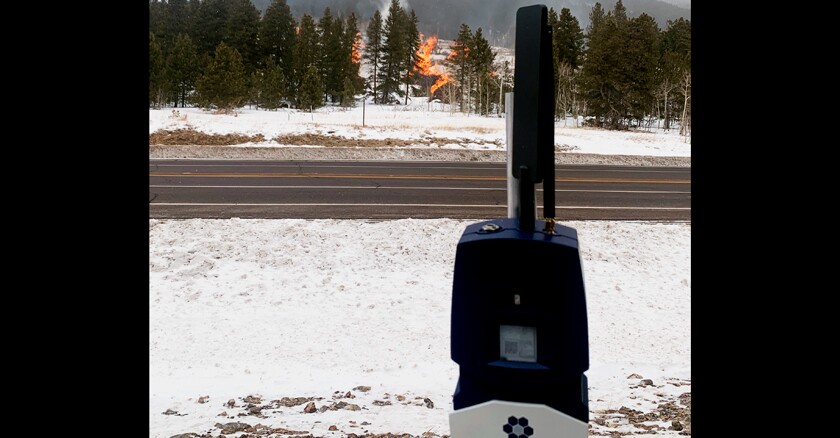 fire sensor from N5 in Gilpin County, Colo.