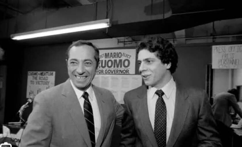 Mario and Andrew Cuomo