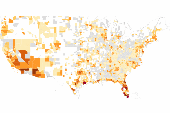 Analysis Areas Of The U S With Most Floodplain Population Growth 2022 Flood Zone Map Mecklenburg County