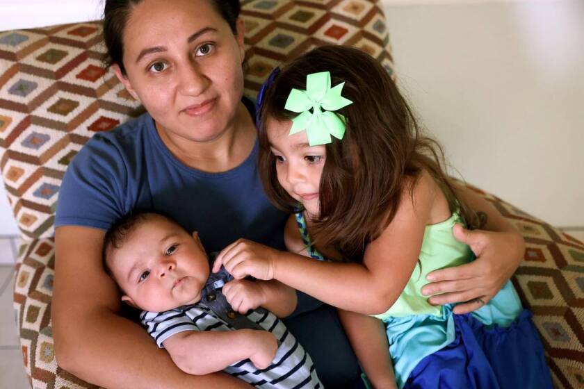 Jocelyn Galindo of Fort Worth used a doula during her second pregnancy