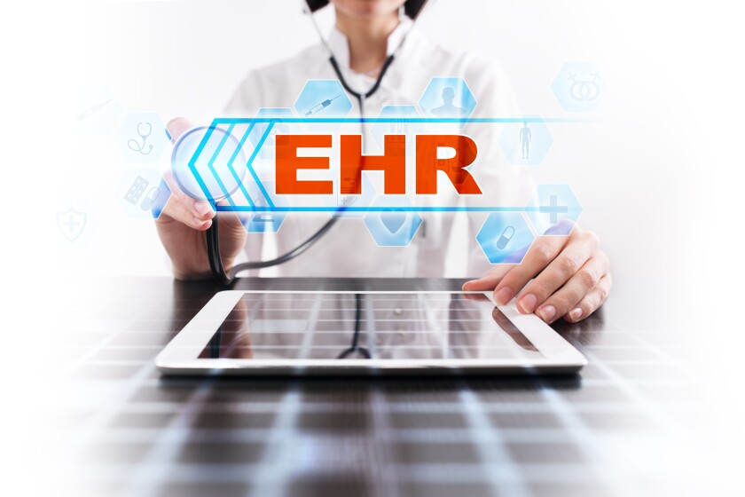 Medical,Doctor,Using,Tablet,Pc,With,Ehr,Medical,Concept.