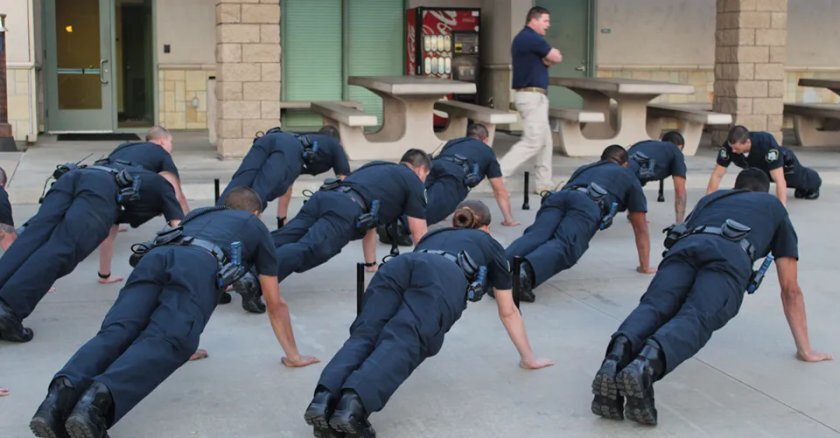 Cadet police officers at Palomar College