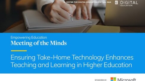 Virtual Q&A - Ensuring Take-Home Technology Enhances Teaching and Learning in Higher Education