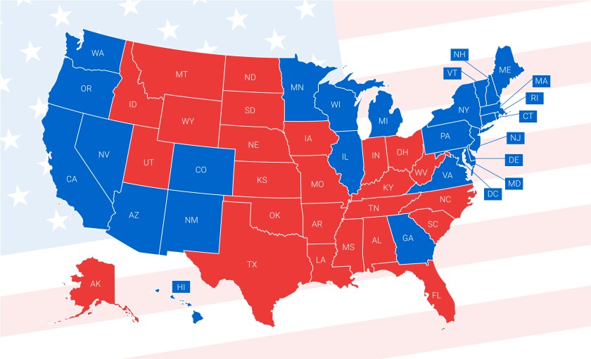 Us,Election,Results,Map.,American,Presidential,Election,Results