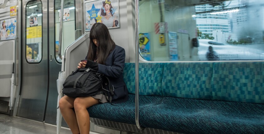 Tokyo,,Japan,-,October,21st,,2017.,Japanese,High,School,Girl