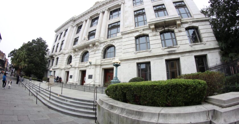 The Louisiana Supreme Court Building on Royal Street in New Orleans