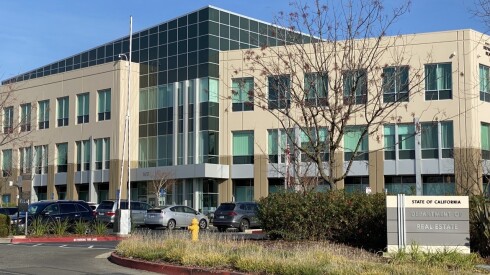 The headquarters building of the Department of Real Estate.