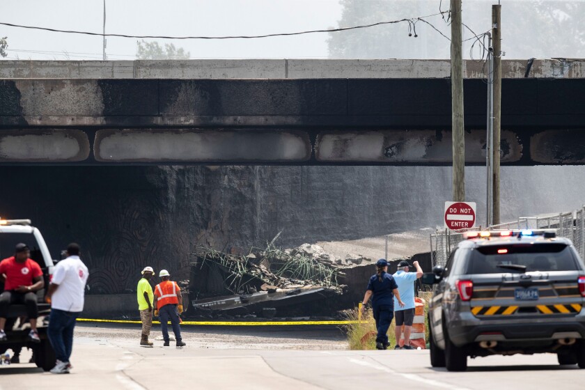 U.S. Infrastructure Priorities Tested After Highway Collapse