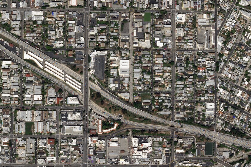 Hollywood+Freeway+on+March+18%2C+2020