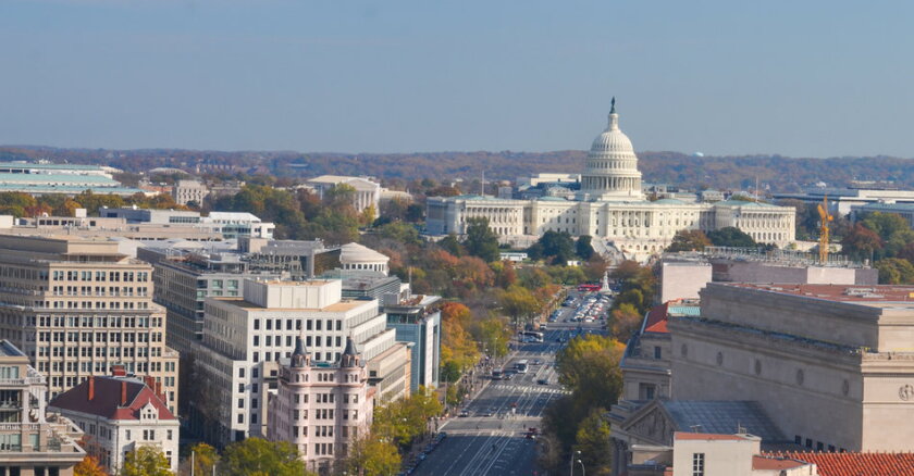 Washington DC skyline image