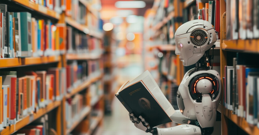 Ai Bot Reading Library ASU+GSV 2025: Digital Promise Explains Keys to AI Literacy