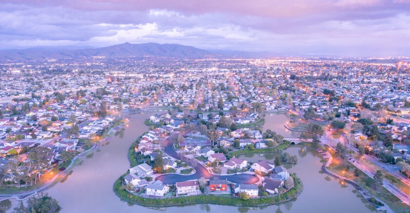 Newark,,California,From,Above,In,The,Evening