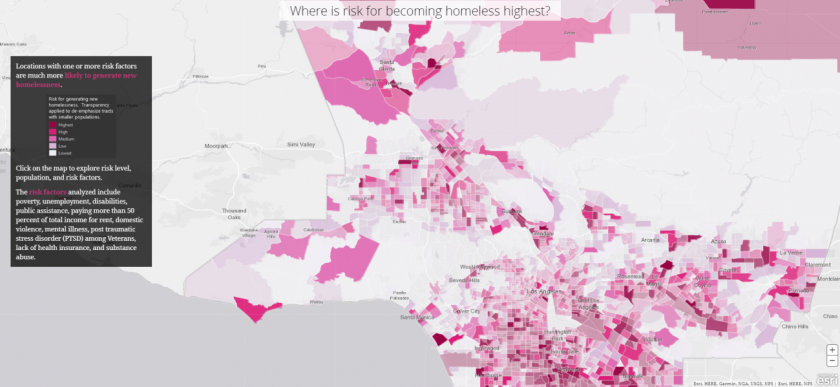 LA County Homelessness Map 1