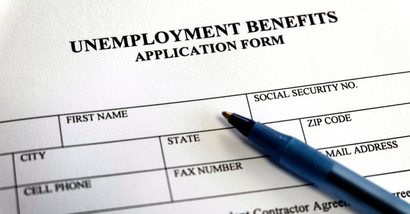 Unemployment benefits application form