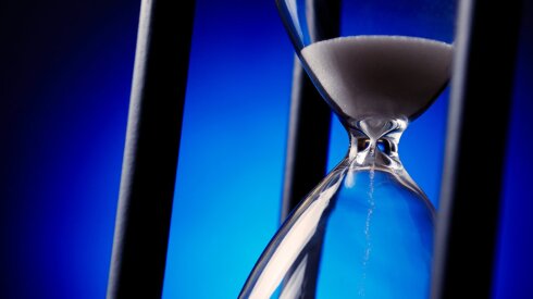 an hourglass