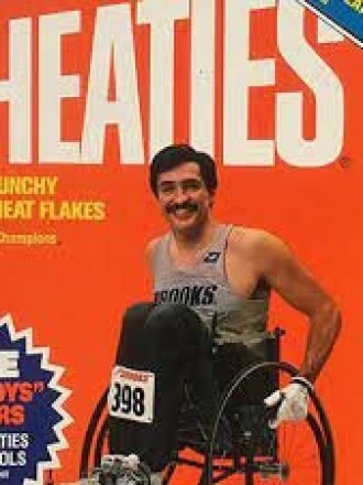 George Murray on a 1980s Wheaties box.