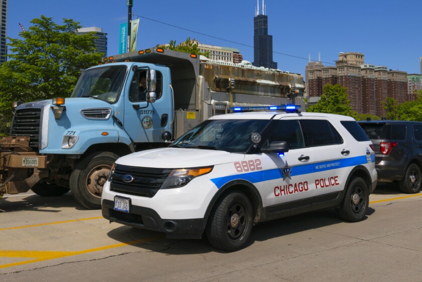 Chicago police car