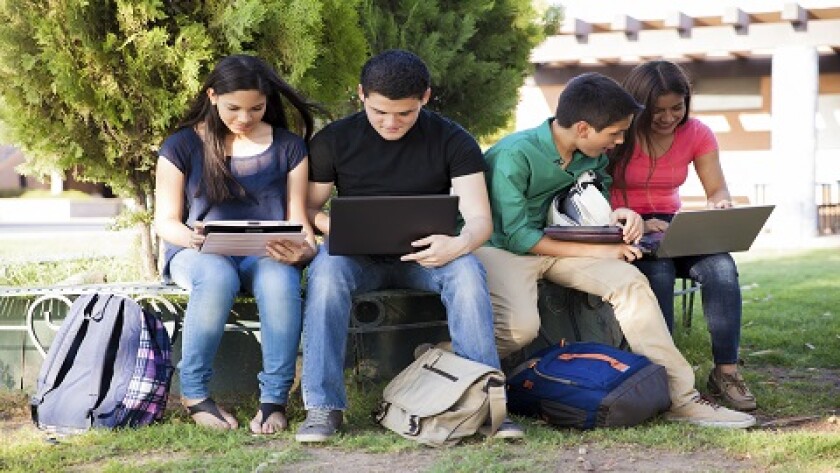 Using technology at school