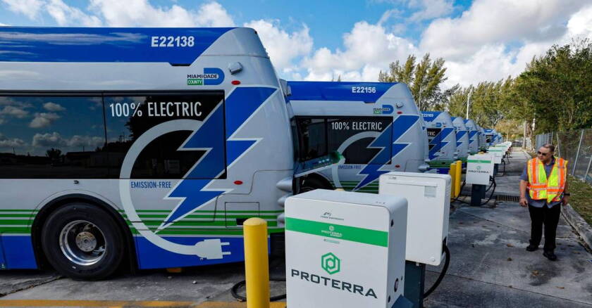 Proterra electric buses