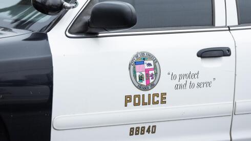 LAPD police car