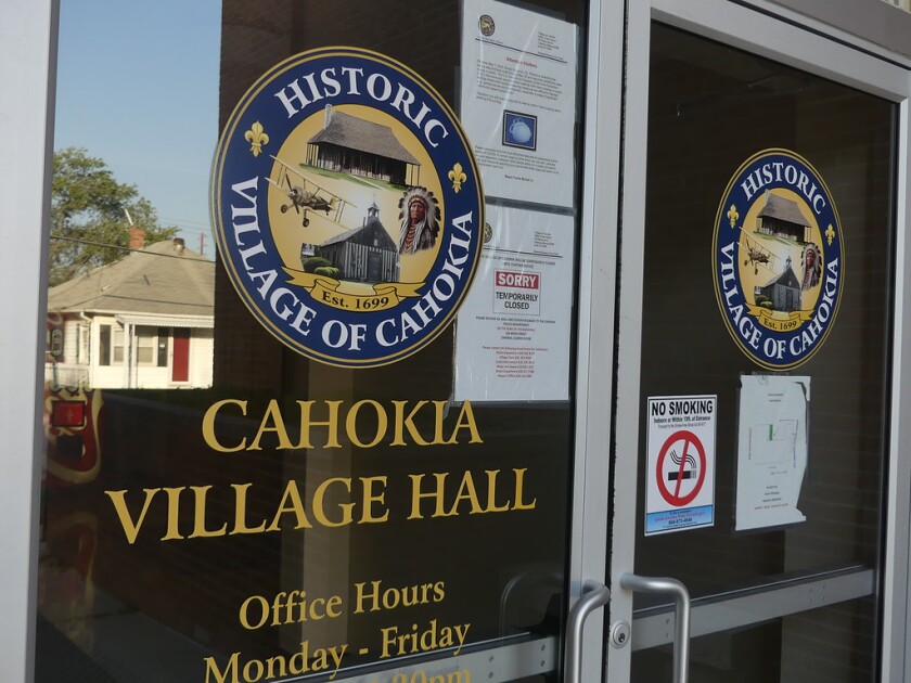 Cahokia Village Hall in Cahokia, Ill.