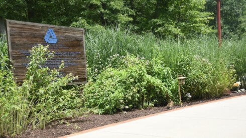 The Delaware Highway Memorial Garden located in the Smyrna Rest Area.