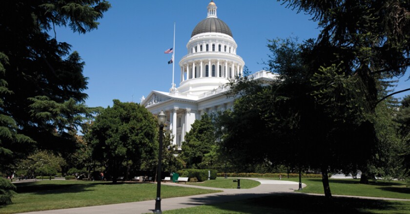 The California state Capitol.