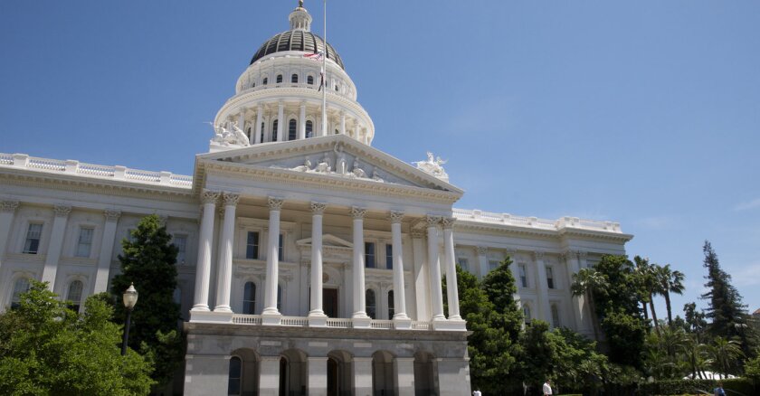 The California Capitol building.
